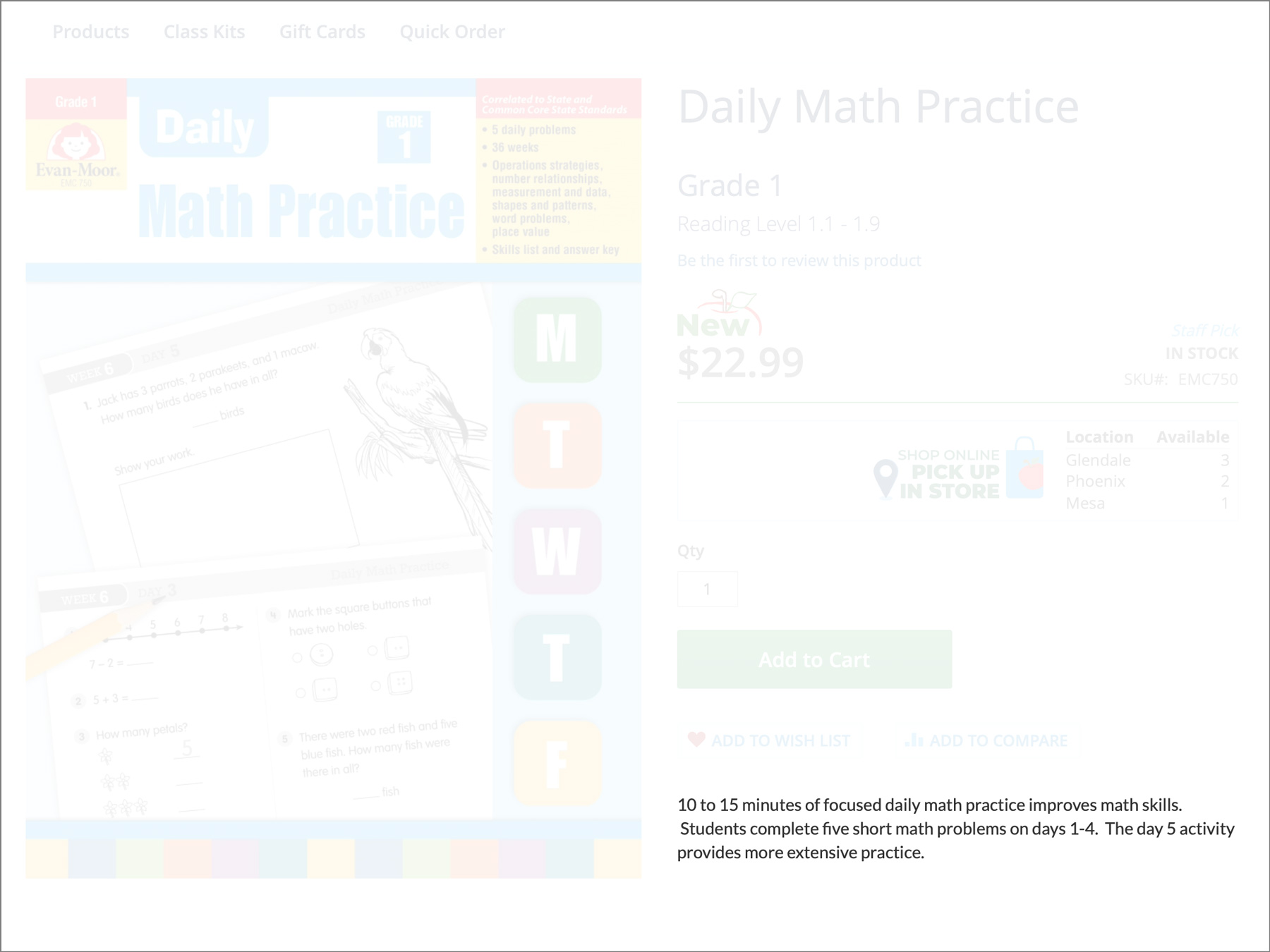 Short Description Placement